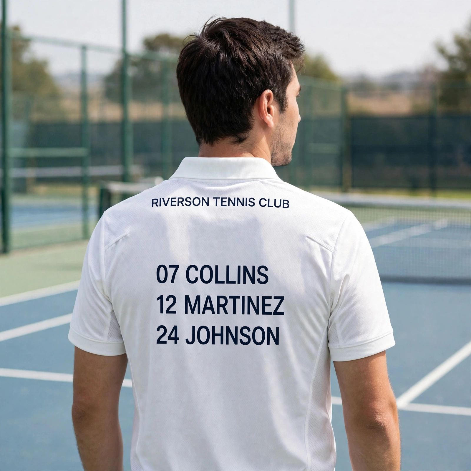 Tennis Team Jersey – Custom Team Name & Roster Kit - Image 2