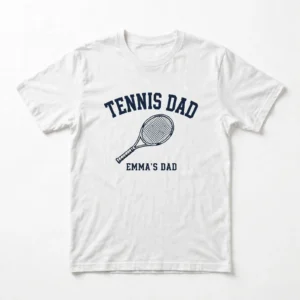 Tennis Dad Jersey – Personalized Player Name Supporter Shirt