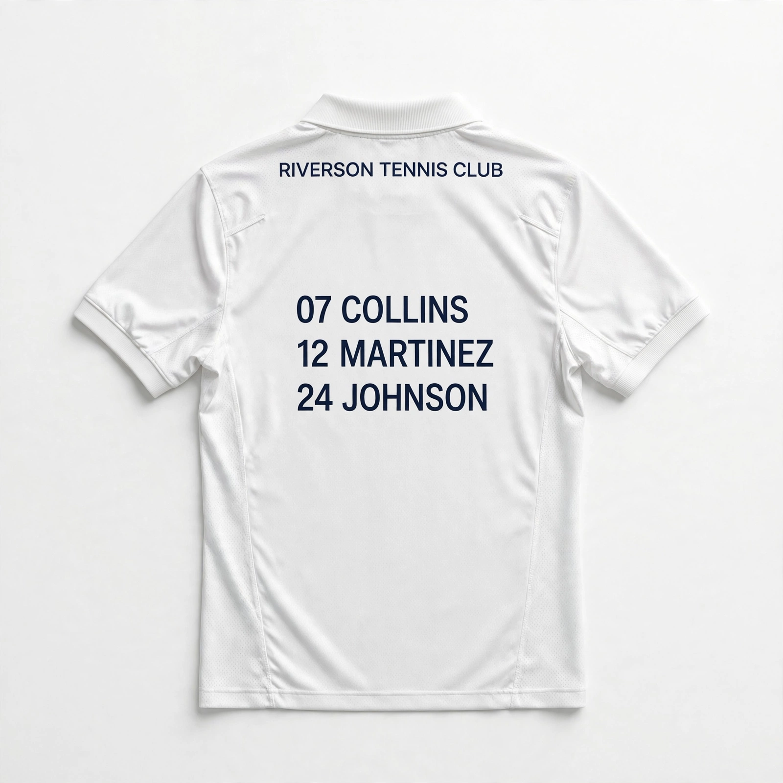Tennis Team Jersey – Custom Team Name & Roster Kit
