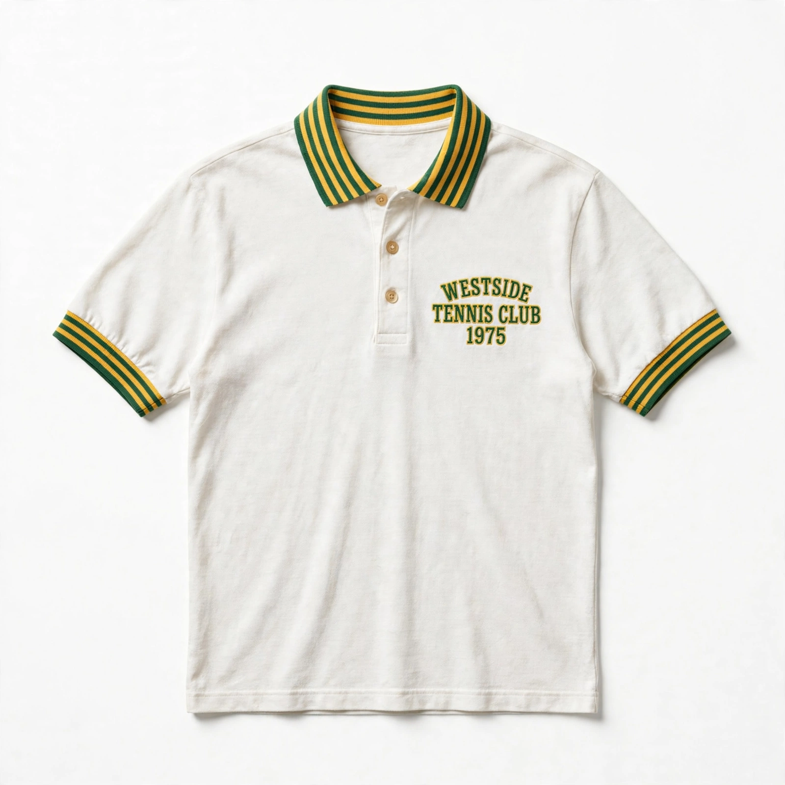 Vintage Tennis Jersey – Retro Stripe Design, Custom Team Name
