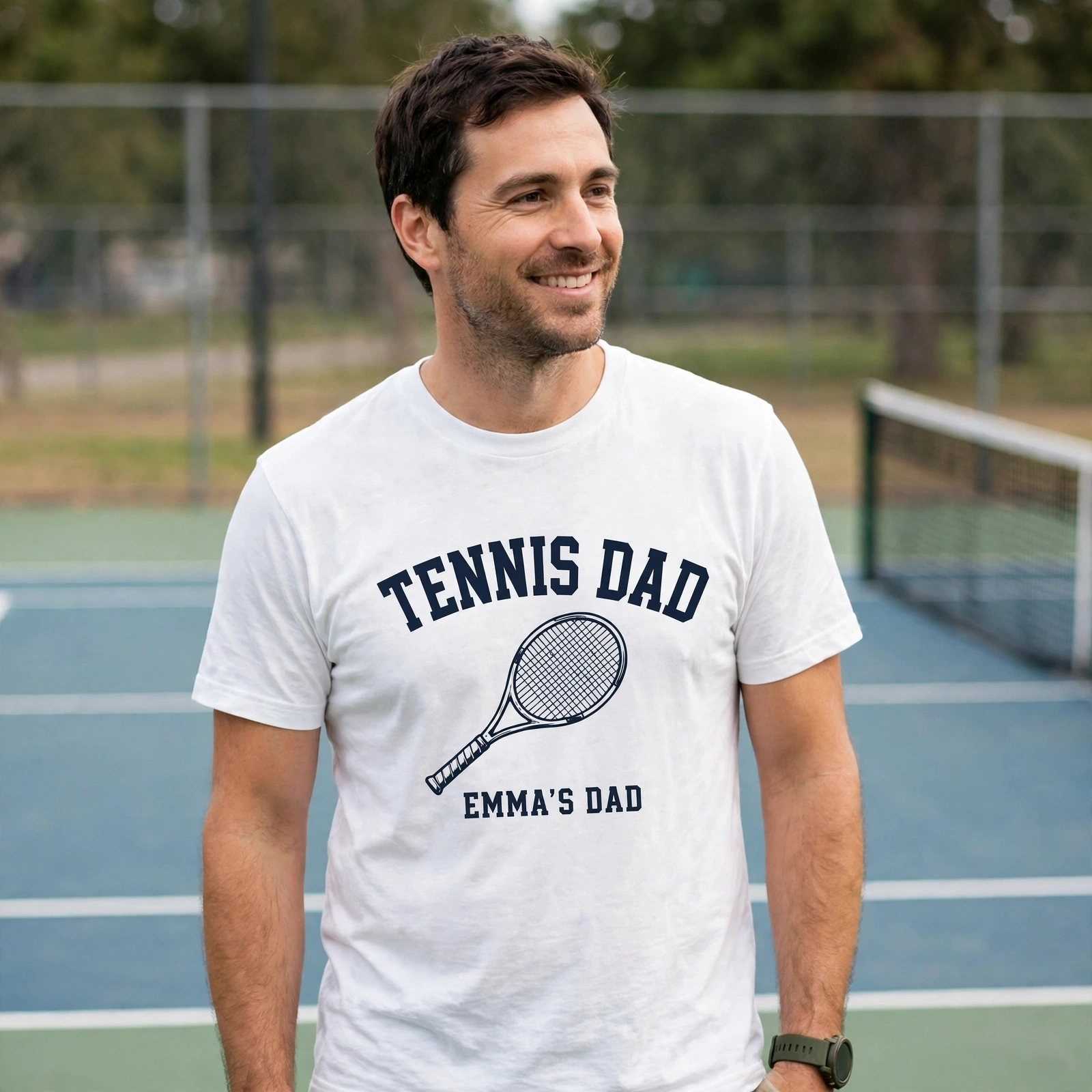 Tennis Dad Jersey – Personalized Player Name Supporter Shirt - Image 2