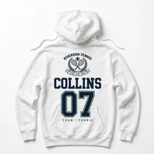 Custom Tennis Hoodie – Personalized Name & Number Team Pullover